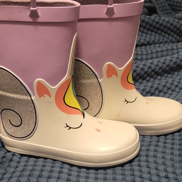 unicorn 🦄 rain boots kids - Picture 3 of 5
